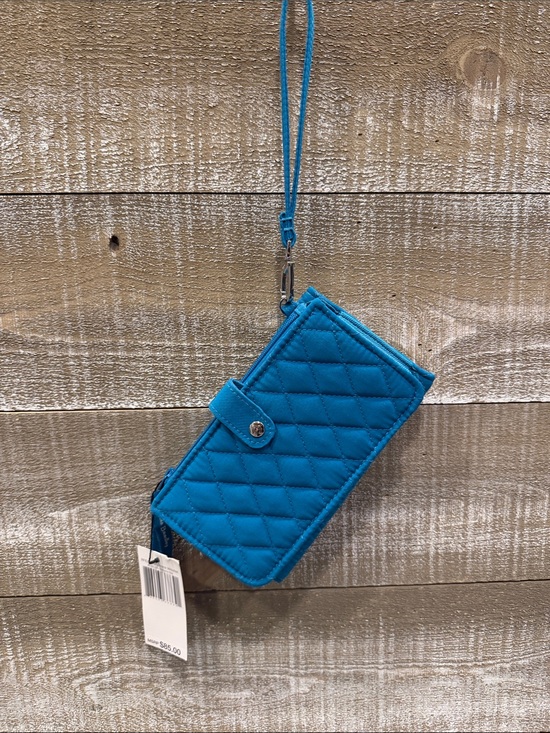 Vera Bradley Other - Vera Bradley Quilted Blue Smartphone Wristlet Wallet
